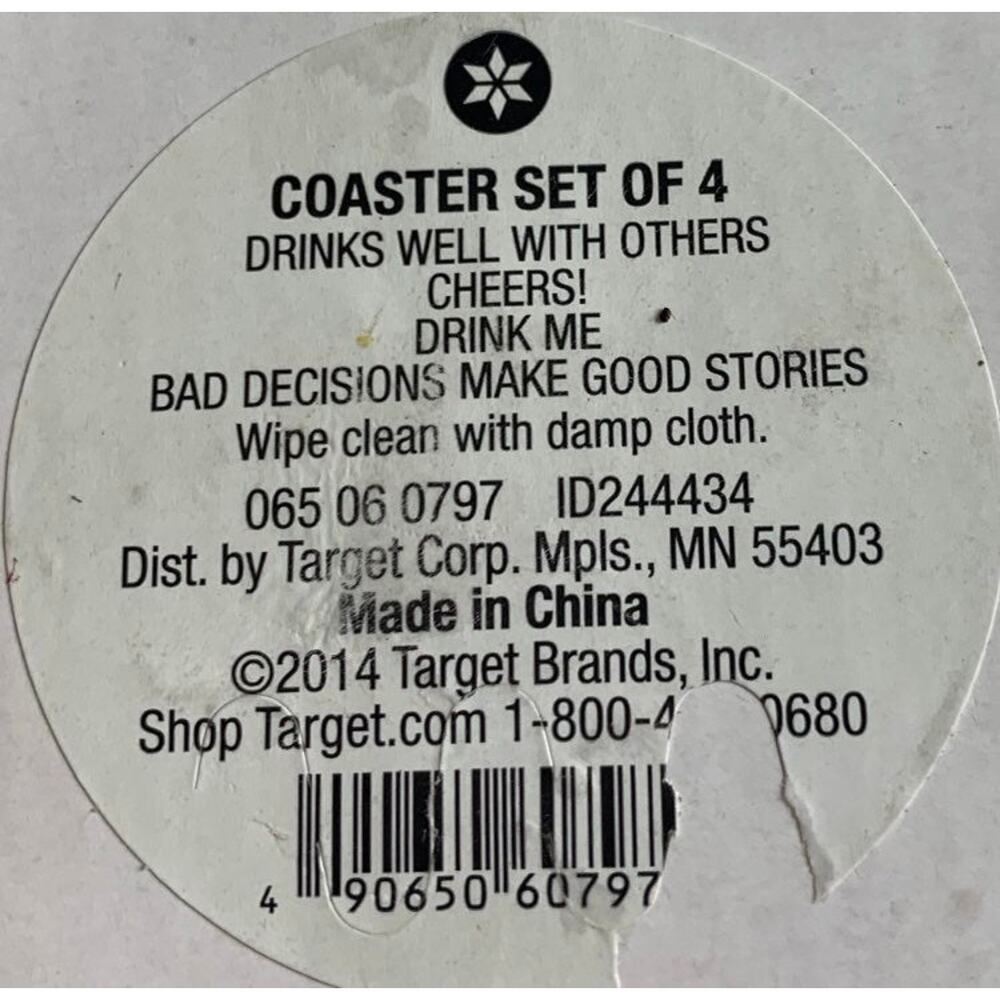 Target Coasters Holiday NEW - Picture 3 of 3
